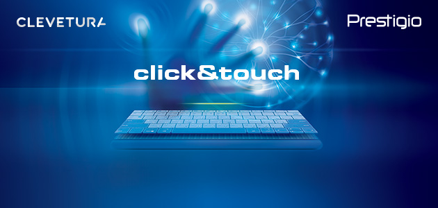 Prestigio and Clevetura introduced to the public the world’s first intuitive Click&Touch keyboard.